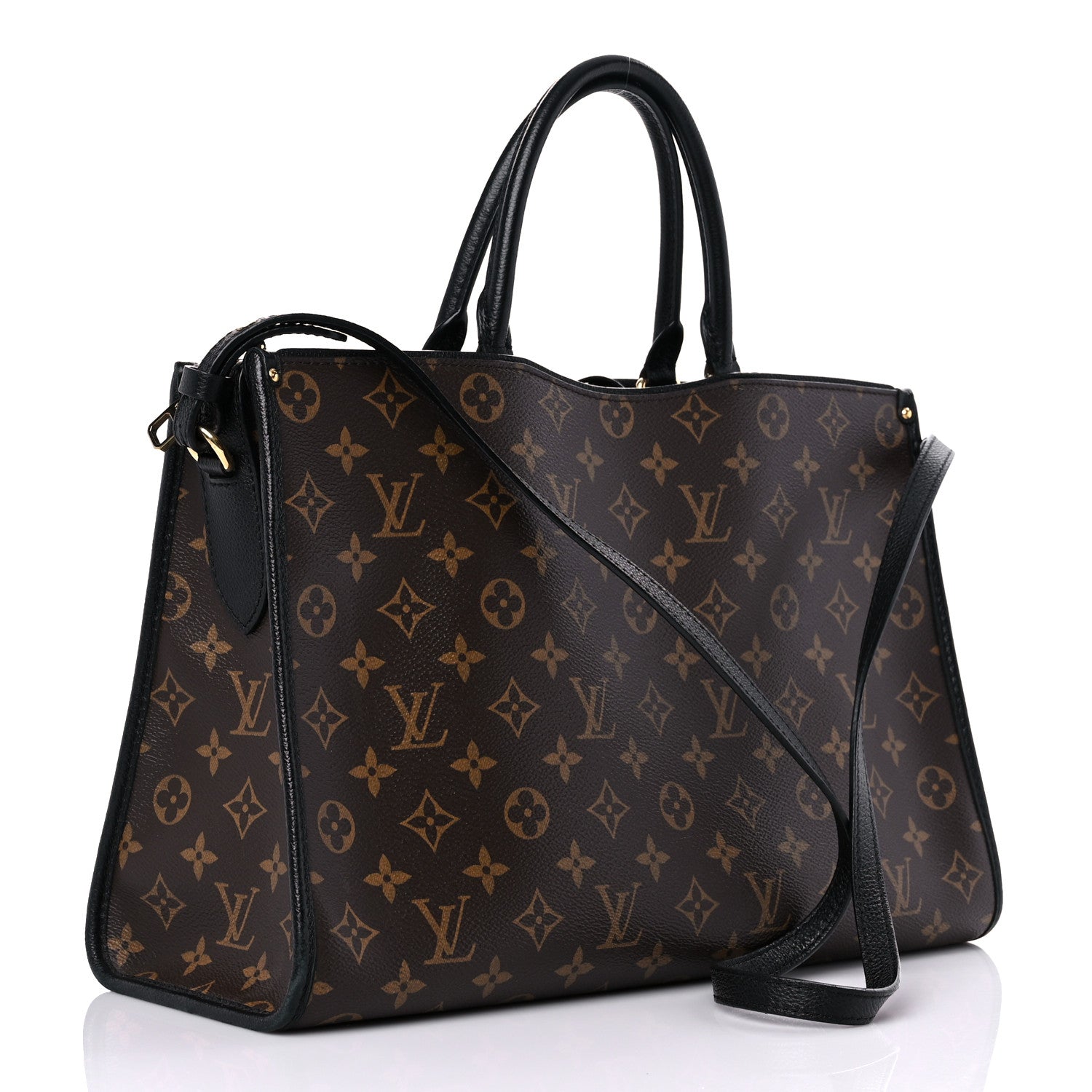 Louis Vuitton Monogram Popincourt MM Black 3 of 12