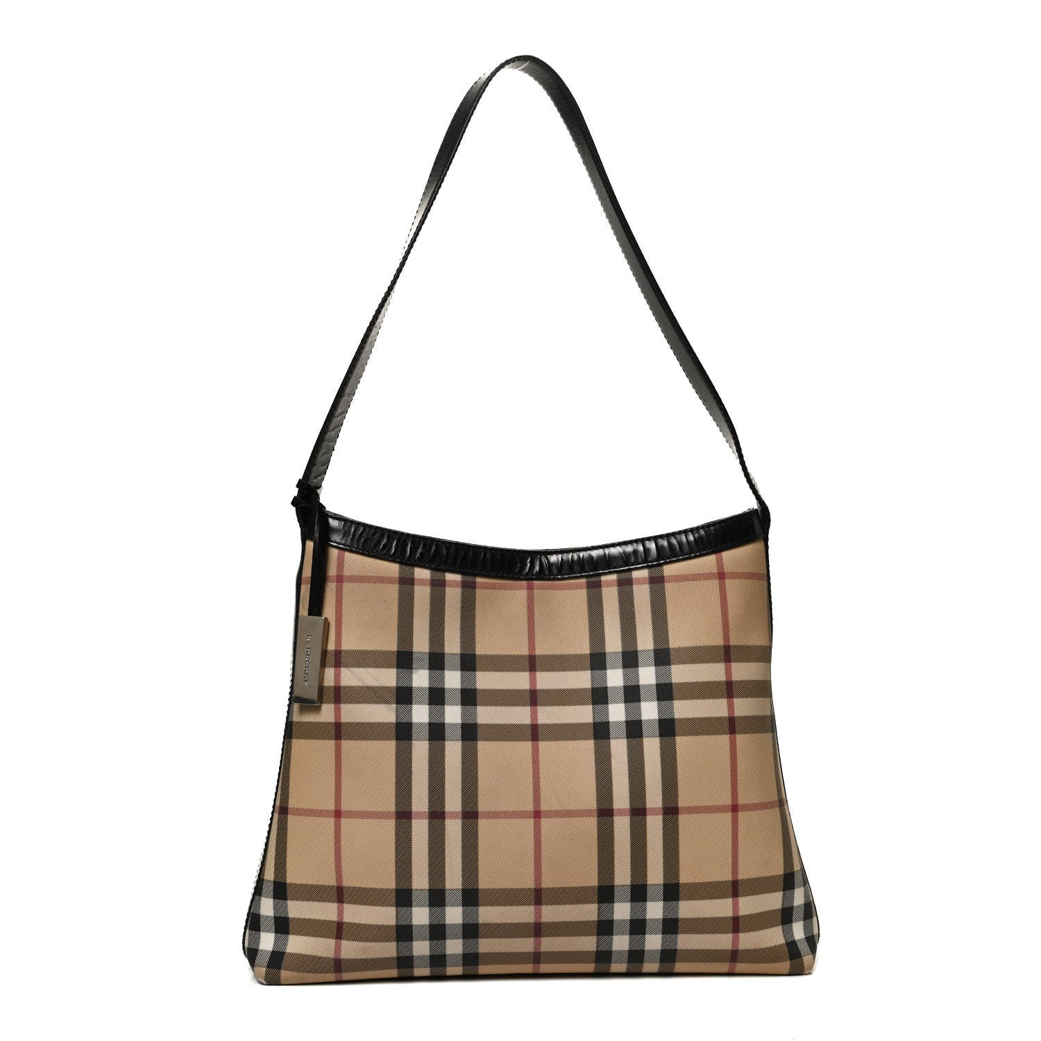 Burberry Vintage Check Shoulder Bag Black 1 of 12