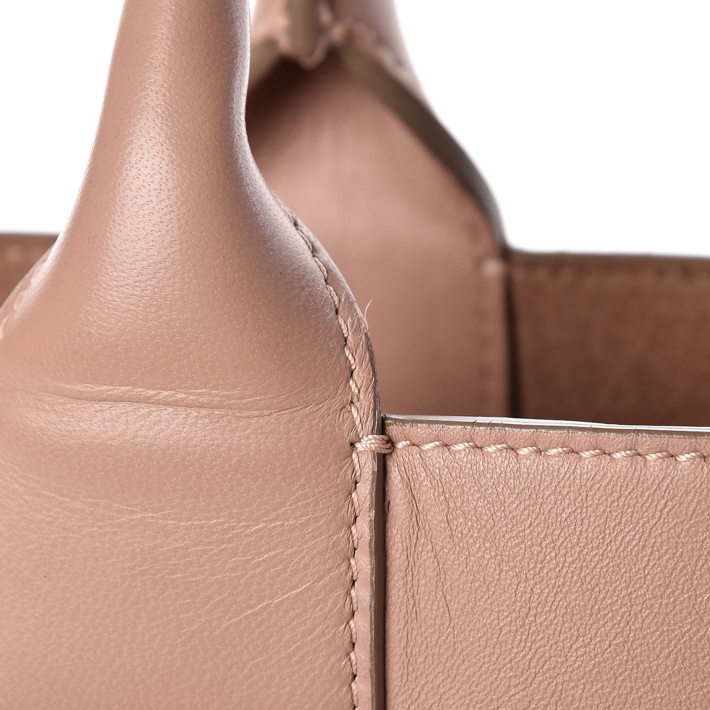 Nappa Medium Easy Tote Pale Pink