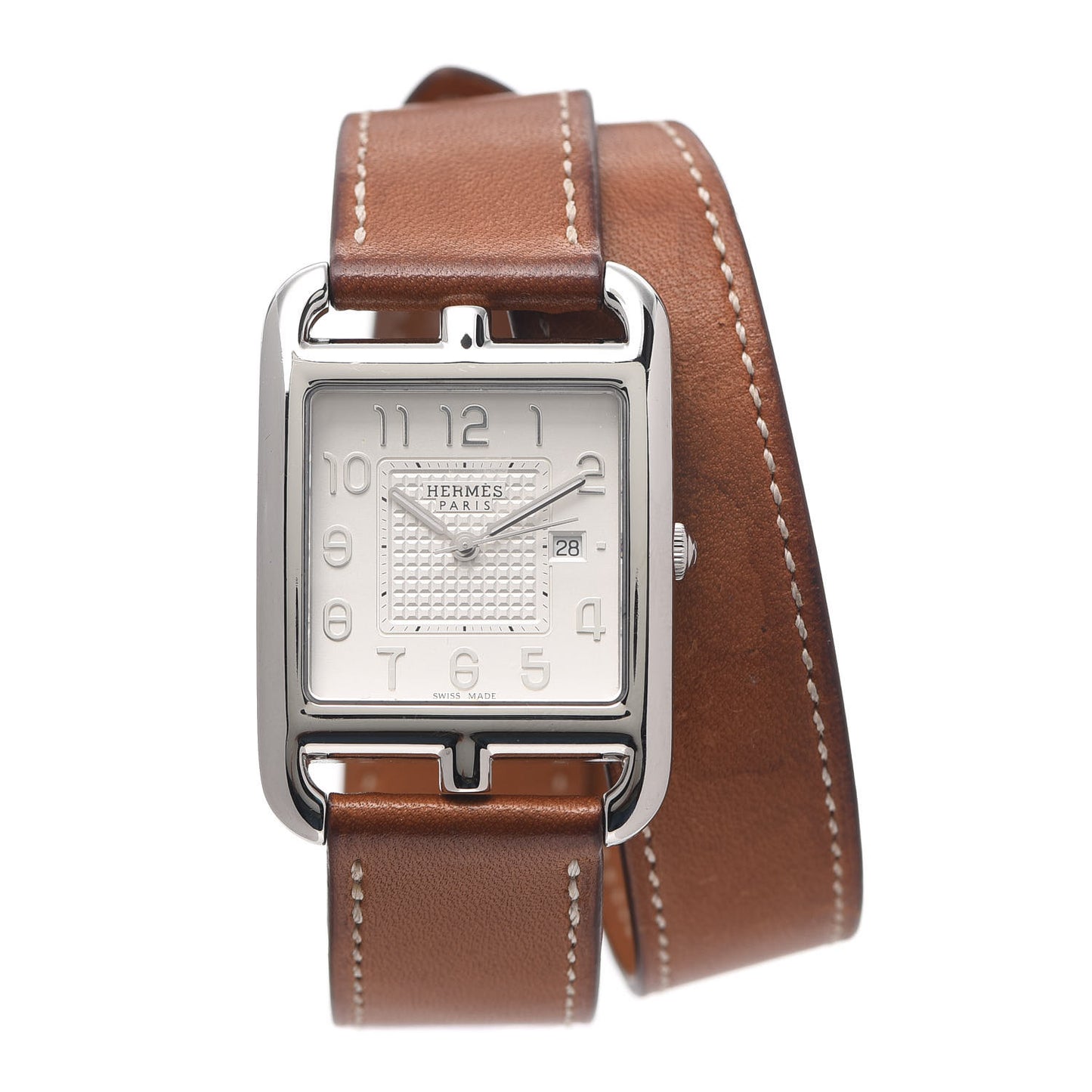 Stainless Steel Barenia 29mm Cape Cod Double Tour Quartz Watch Fauve