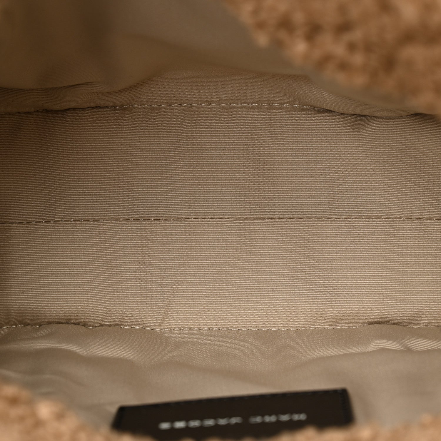 Marc Jacobs Polyester Cotton Mini The Teddy Traveler Tote Bag Beige 5 of 12