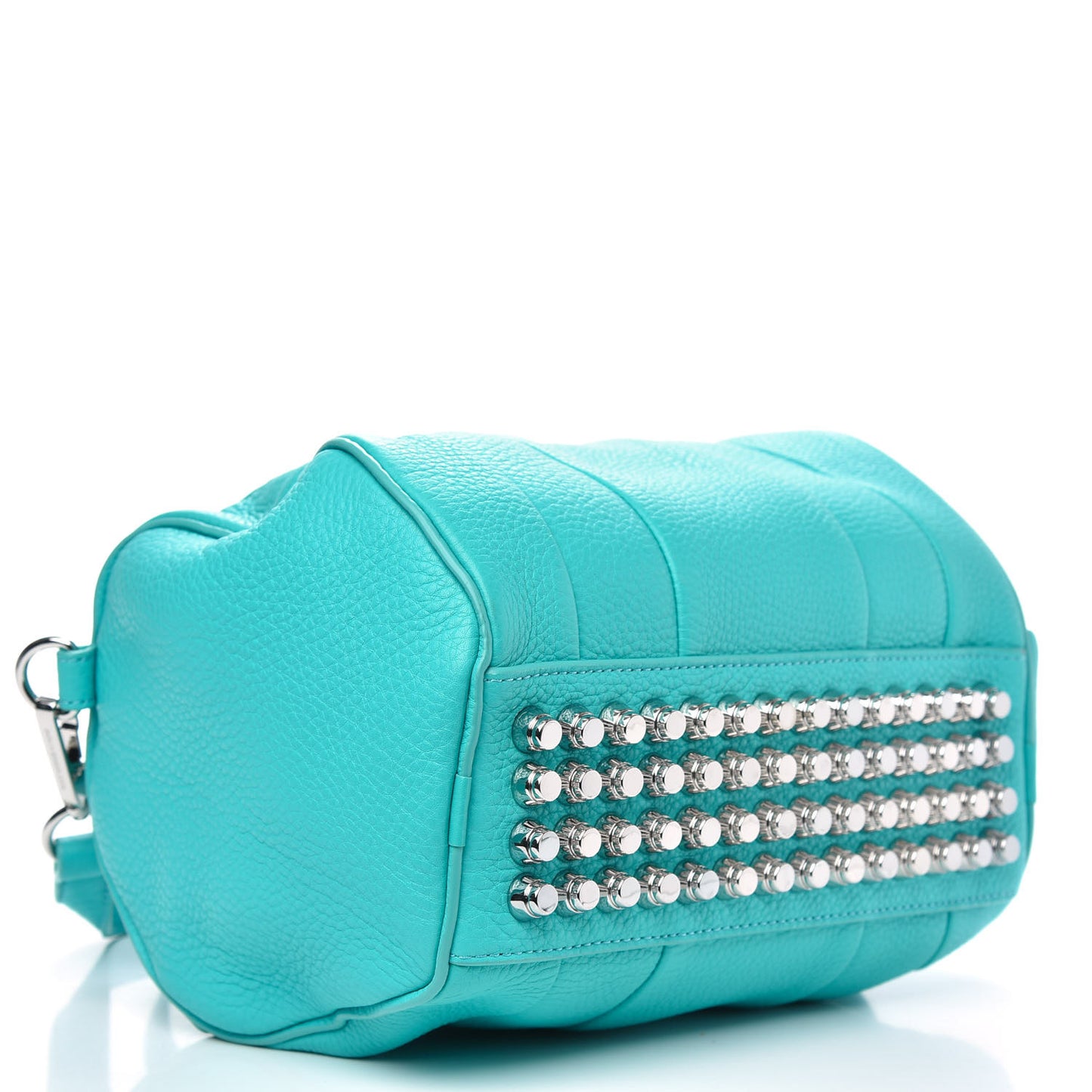 Pebbled Lambskin Mini Rockie Lagoon Rhodium Hardware