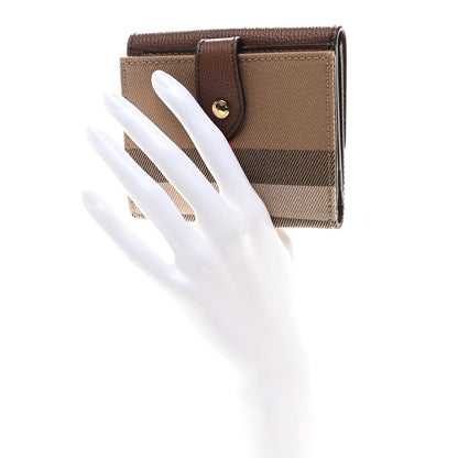 Burberry House Check Luna French Wallet Brown 2 of 8