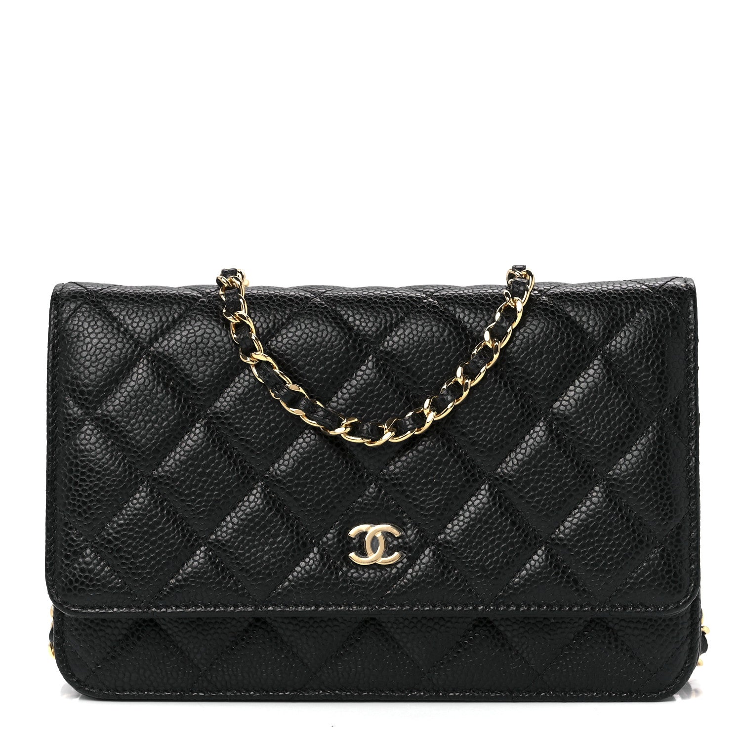 Chanel Caviar Quilted Wallet On Chain WOC Black 1 of 13