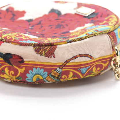 Dolce & Gabbana Fabric Floral Print Round Crossbody Multicolor 9 of 9