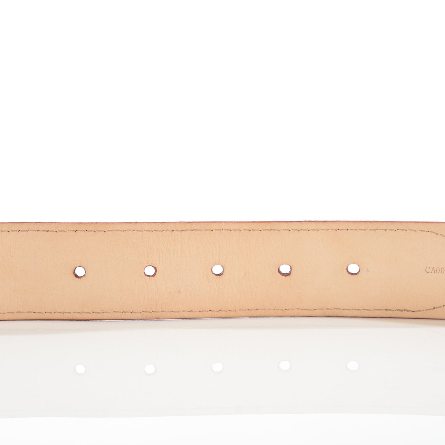 Monogram Watercolor Aquarelle Belt 90 36 White