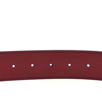 Gucci Ciny Lux Calfskin Patterned Double G 40mm Belt 75 30 Rubicund 5 of 5