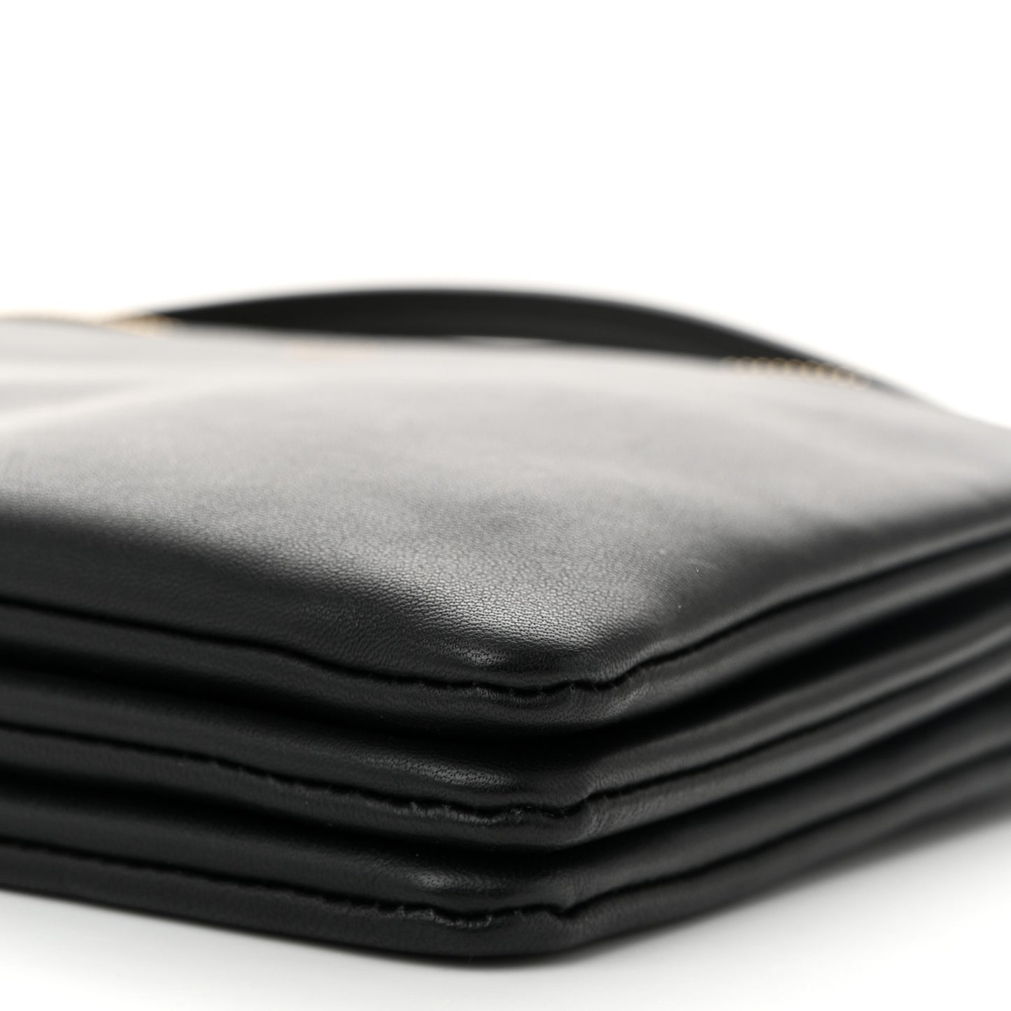 Lambskin Small Trio Crossbody Bag Black