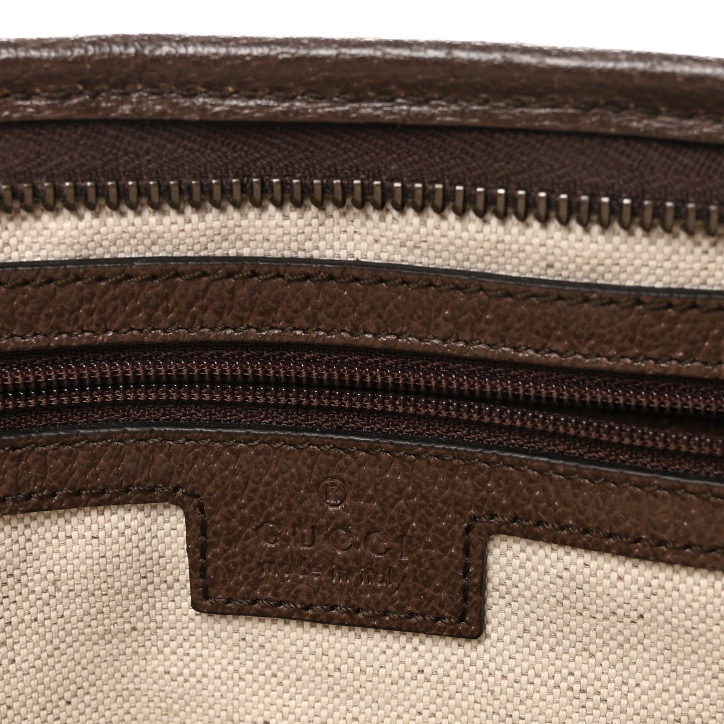 GG Supreme Monogram Web Ophidia GG Toiletry Case Beige New Acero