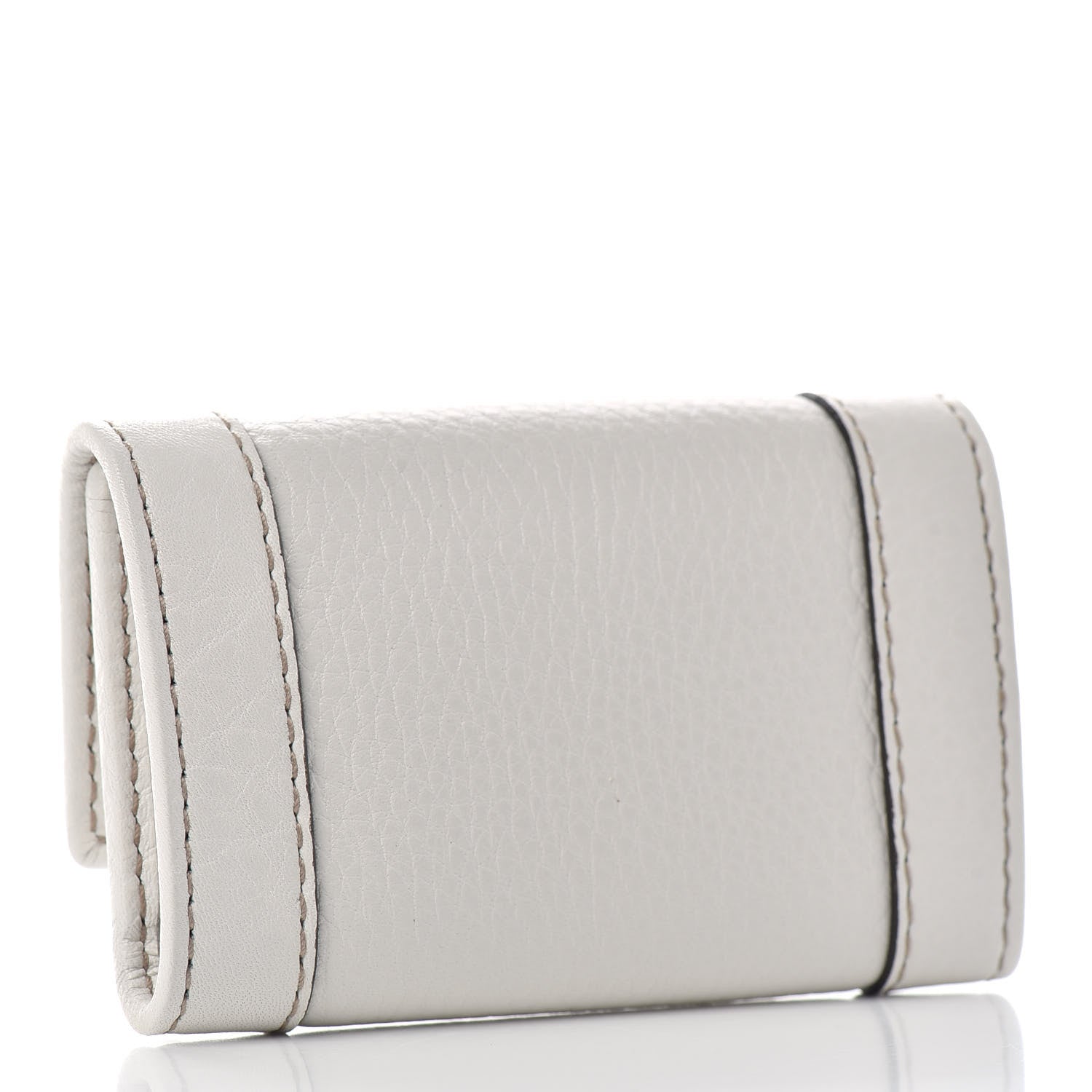 Gucci Calfskin Charmy 6 Key Holder Case White 3 of 6