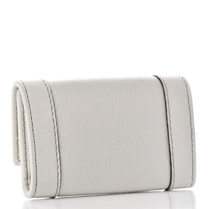 Gucci Calfskin Charmy 6 Key Holder Case White 3 of 6
