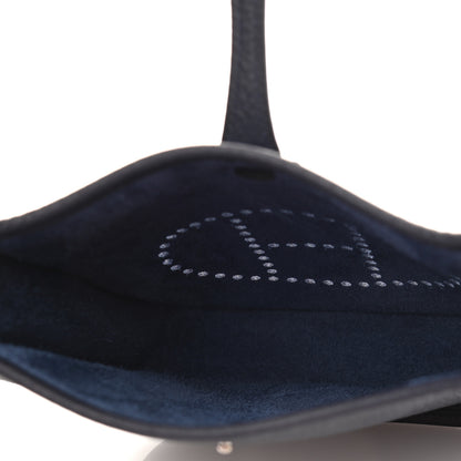 Hermes Taurillon Clemence Amazone Evelyne TPM Bleu Nuit Bleu Indigo 5 of 11