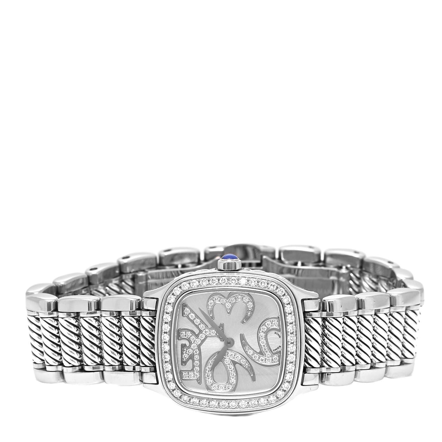 Stainless Steel Diamond Bezel Dial 25mm Thoroughbred Quartz Watch