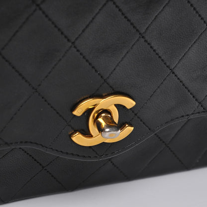 Chanel Lambskin Quilted Small Single Flap Black 8 of 8