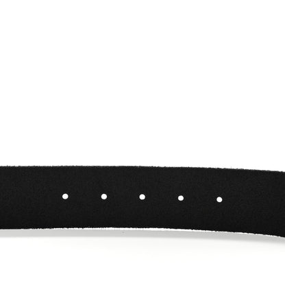 Gucci Faded Calfskin Snake Double G 40mm Belt 85 34 Black 4 of 6