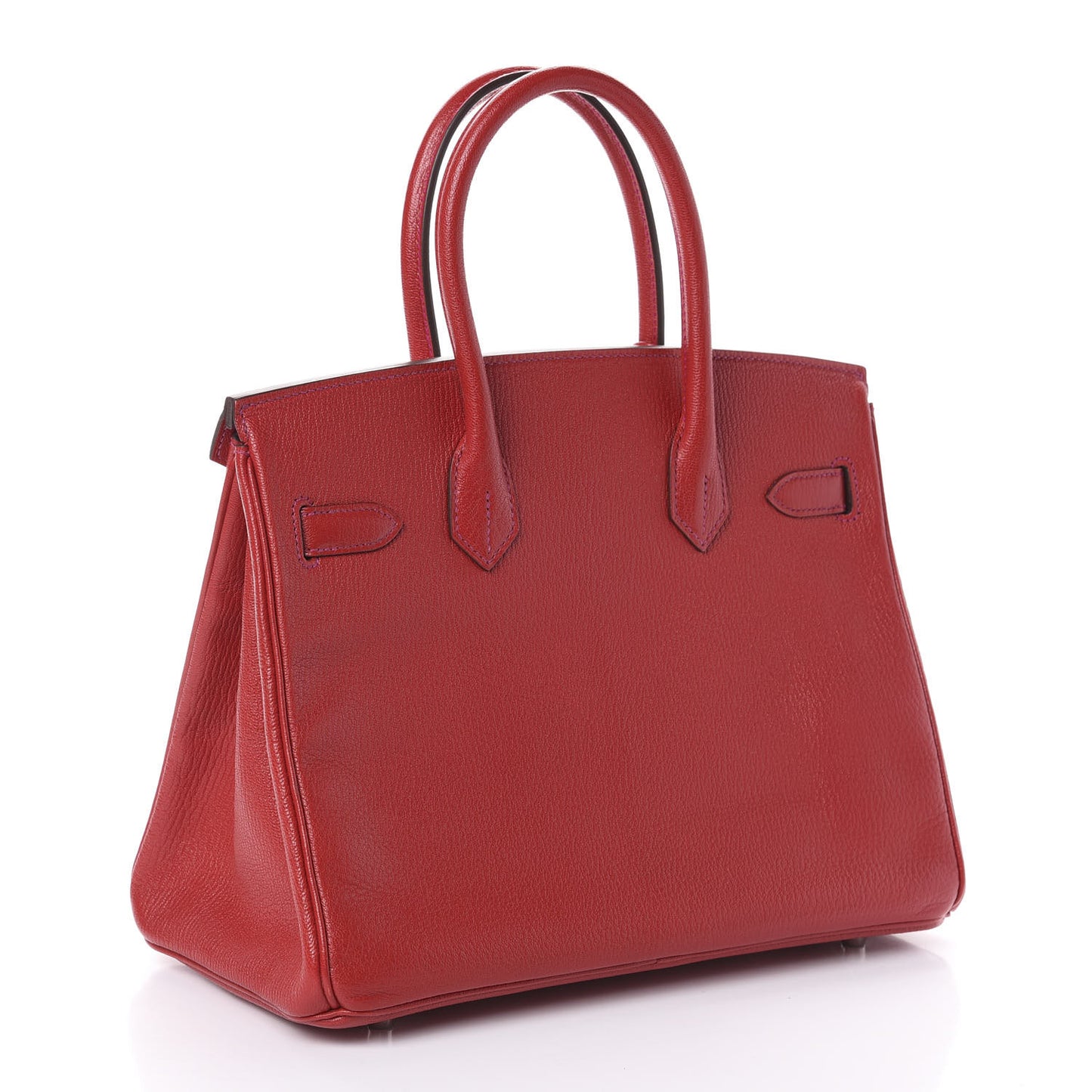 Chevre Mysore Horseshoe Birkin 30 Rouge Casaque Rose Pourpre