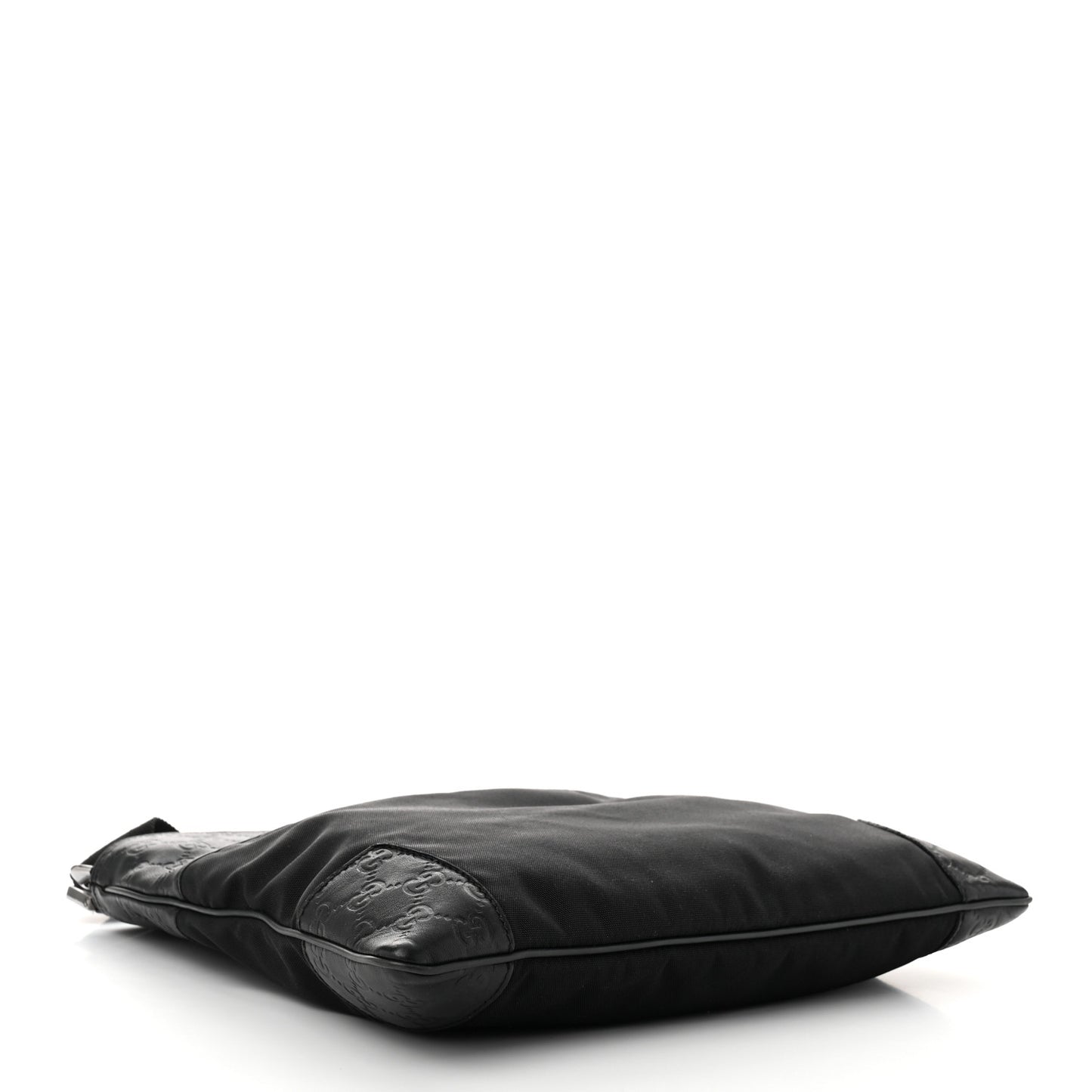 Guccissima Nylon Messenger Bag Black