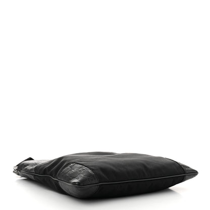 Gucci Guccissima Nylon Messenger Bag Black 4 of 10