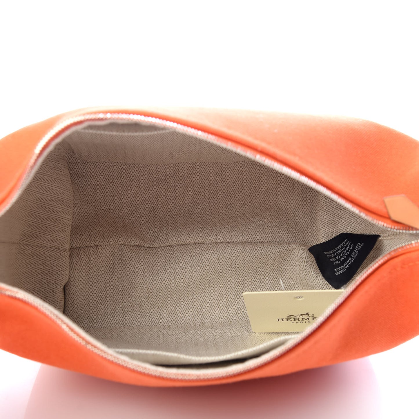 Canvas Small Bride-A-Brac Pouch Orange Burgundy