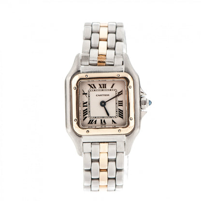 Cartier Stainless Steel 18K Yellow Gold 22mm Panthere Quartz Watch 1 of 5