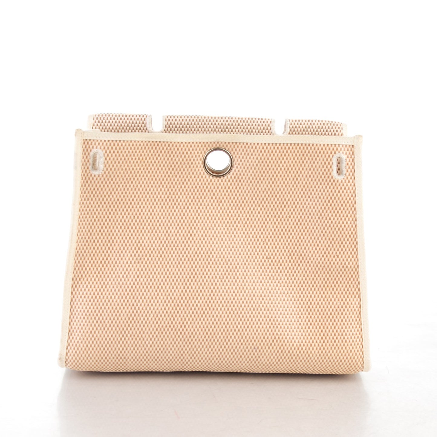 Toile Vache Calfskin Herbag 30 PM Natural Black
