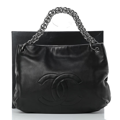 Chanel Lambskin Soft and Chain Small Hobo Black 11 of 11