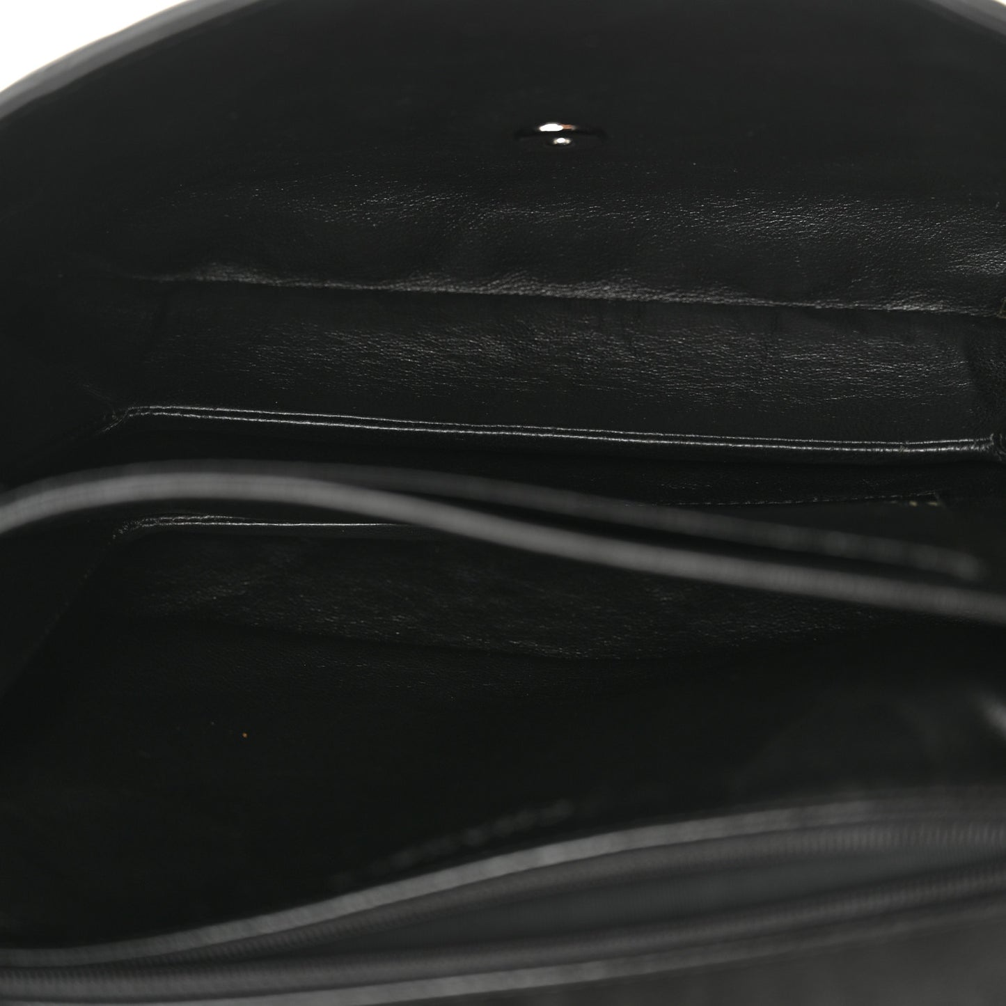 Lambskin Quilted Boy Messenger Black
