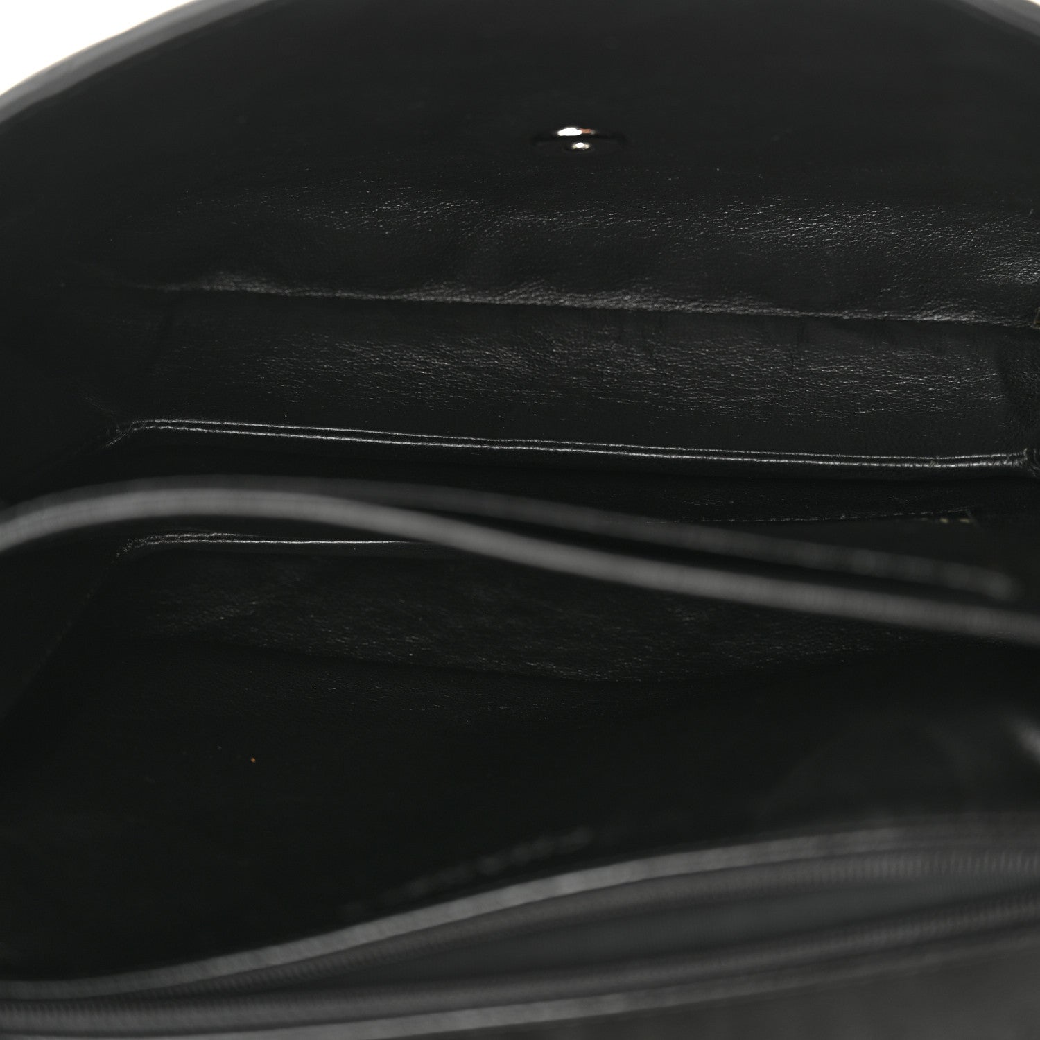 Chanel Lambskin Quilted Boy Messenger Black 5 of 10