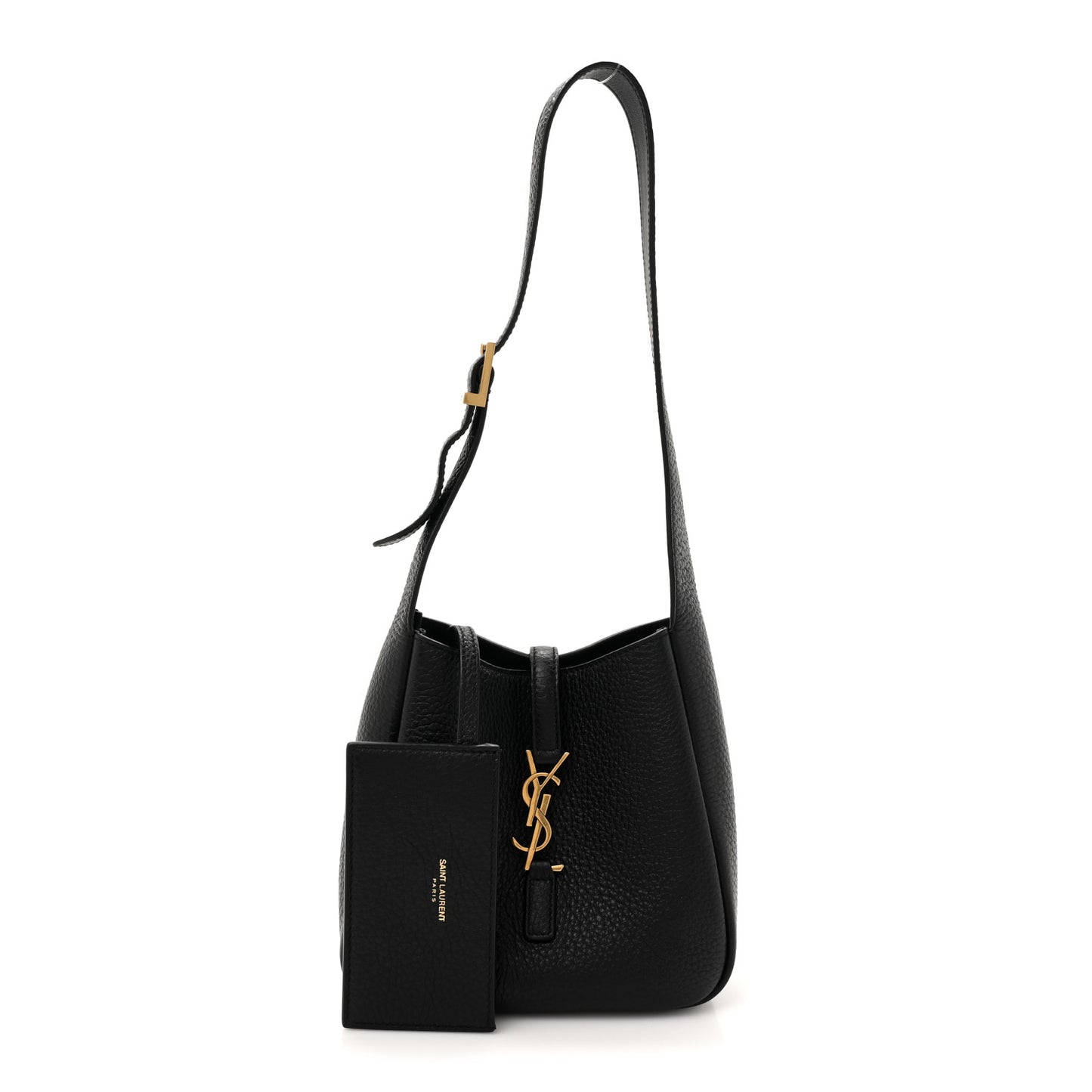 Smooth Calfskin Baby Le 5 A 7 Soft Hobo Black