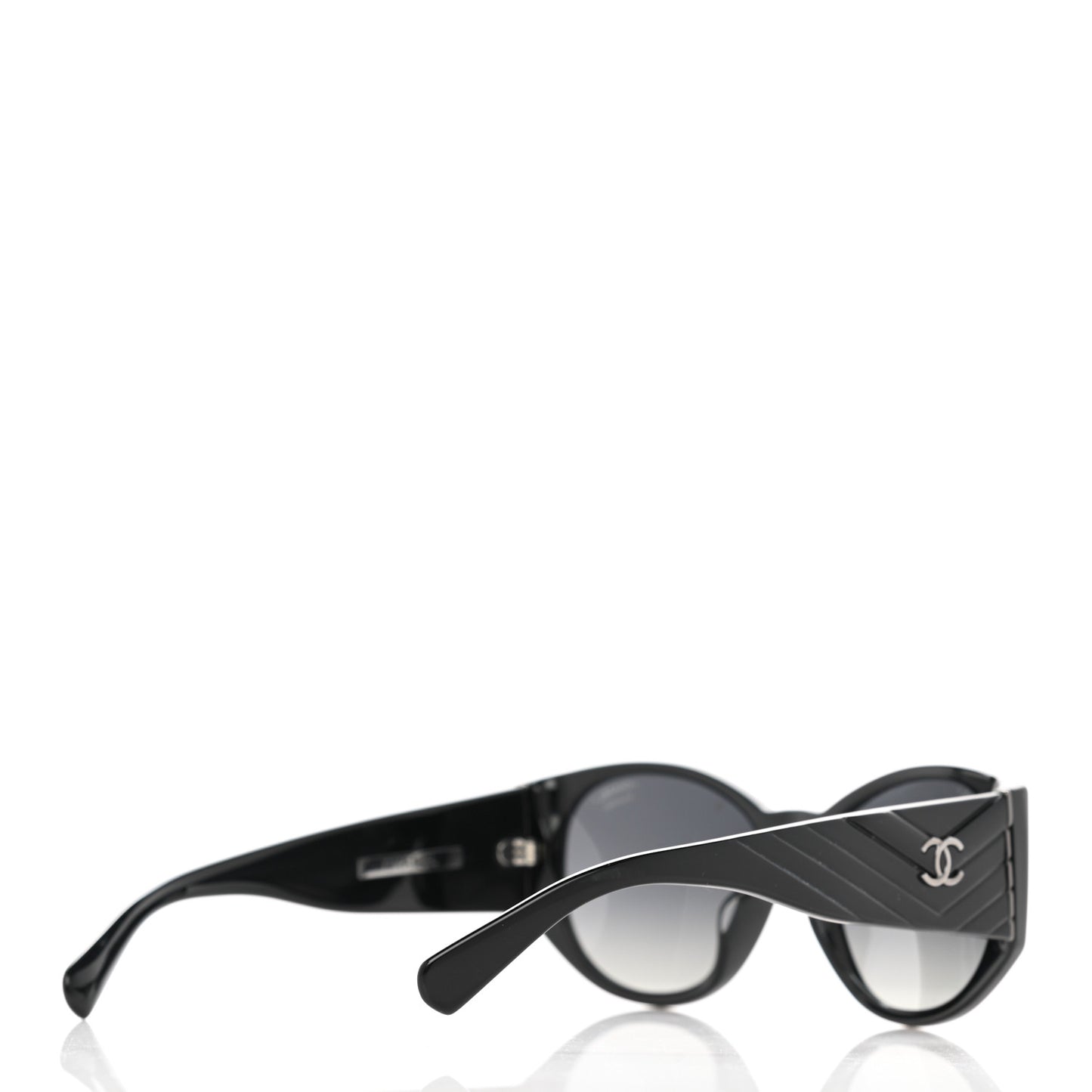 Oval Sunglasses 5411-A Black