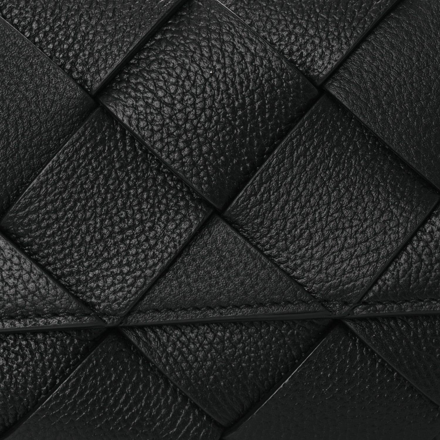 Bottega Veneta Calfskin Intreccio Diago Belt Bag Black 7 of 9