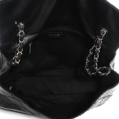 Chanel Calfskin Large Expandable Flap Bag Black 5 of 8