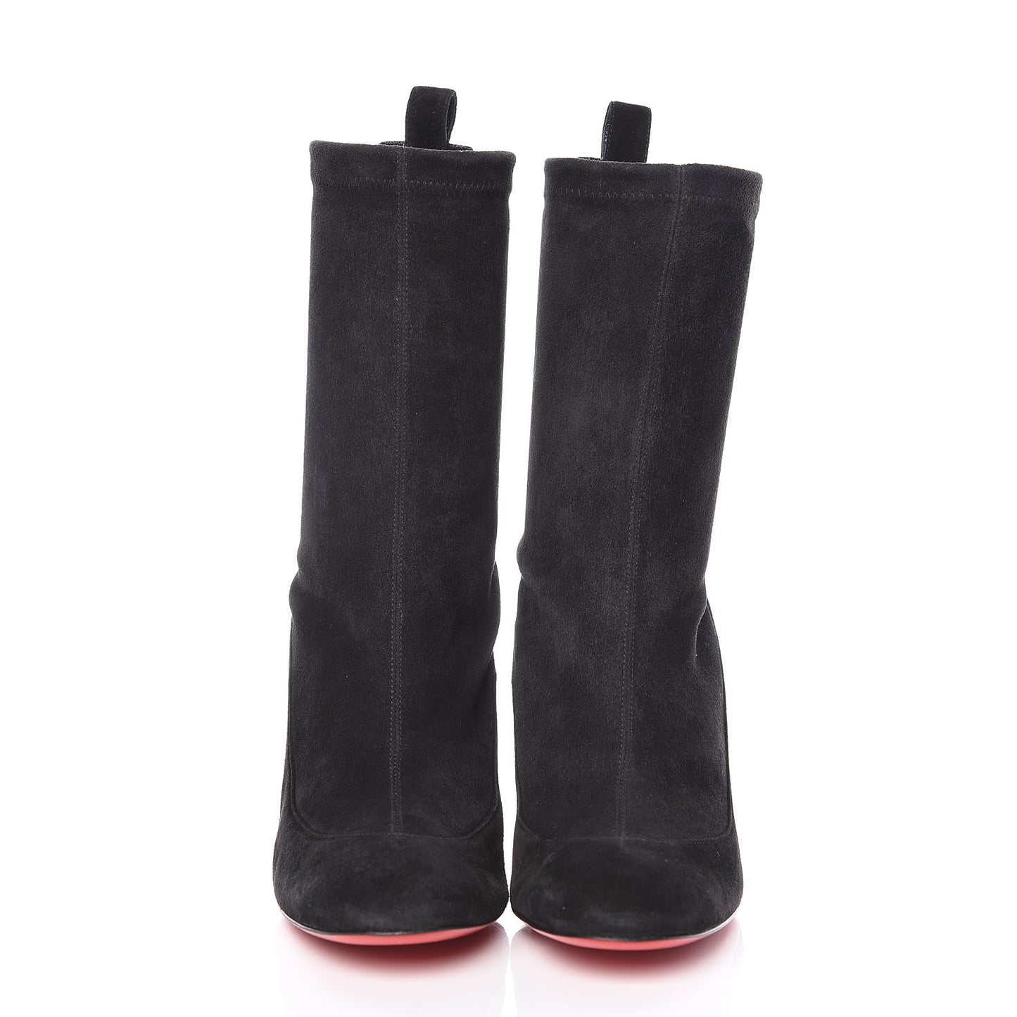 Veau Velours Stretch Gena 85 Bootie 39 Black