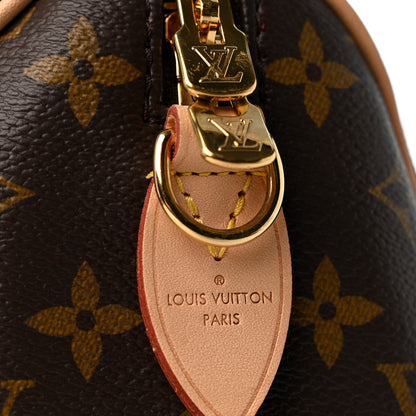 Louis Vuitton Monogram Speedy Bandouliere 20 Black 6 of 10