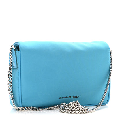 Alexander McQueen Nylon Skull Camera Crossbody Bag Blue 2 of 10