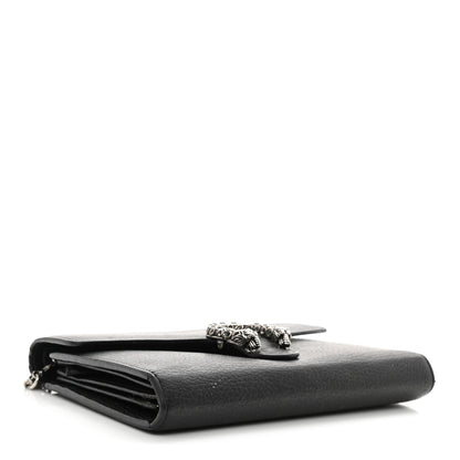 Gucci Calfskin Mini Dionysus Chain Wallet Black 3 of 12