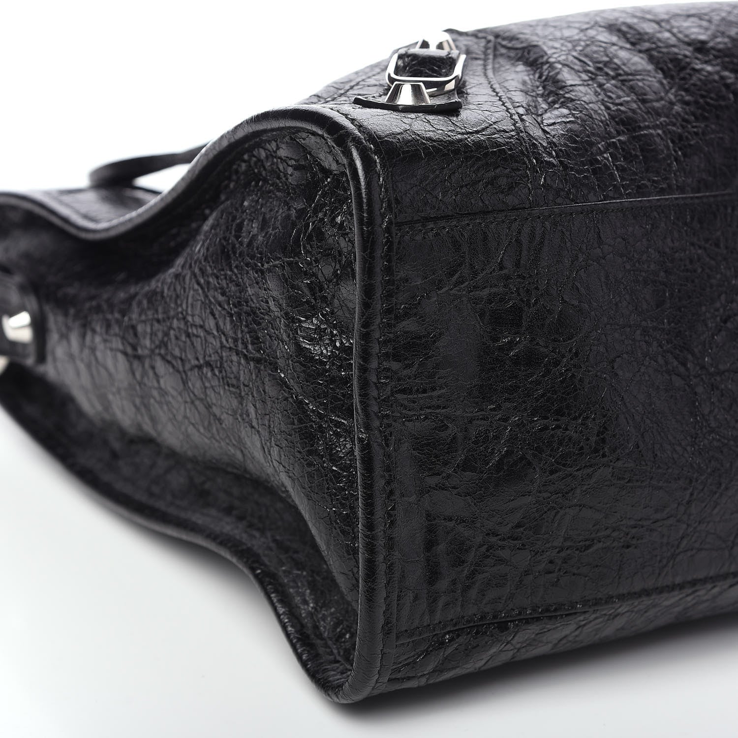 Balenciaga Agneau Classic Silver Hardware City Black 7 of 8