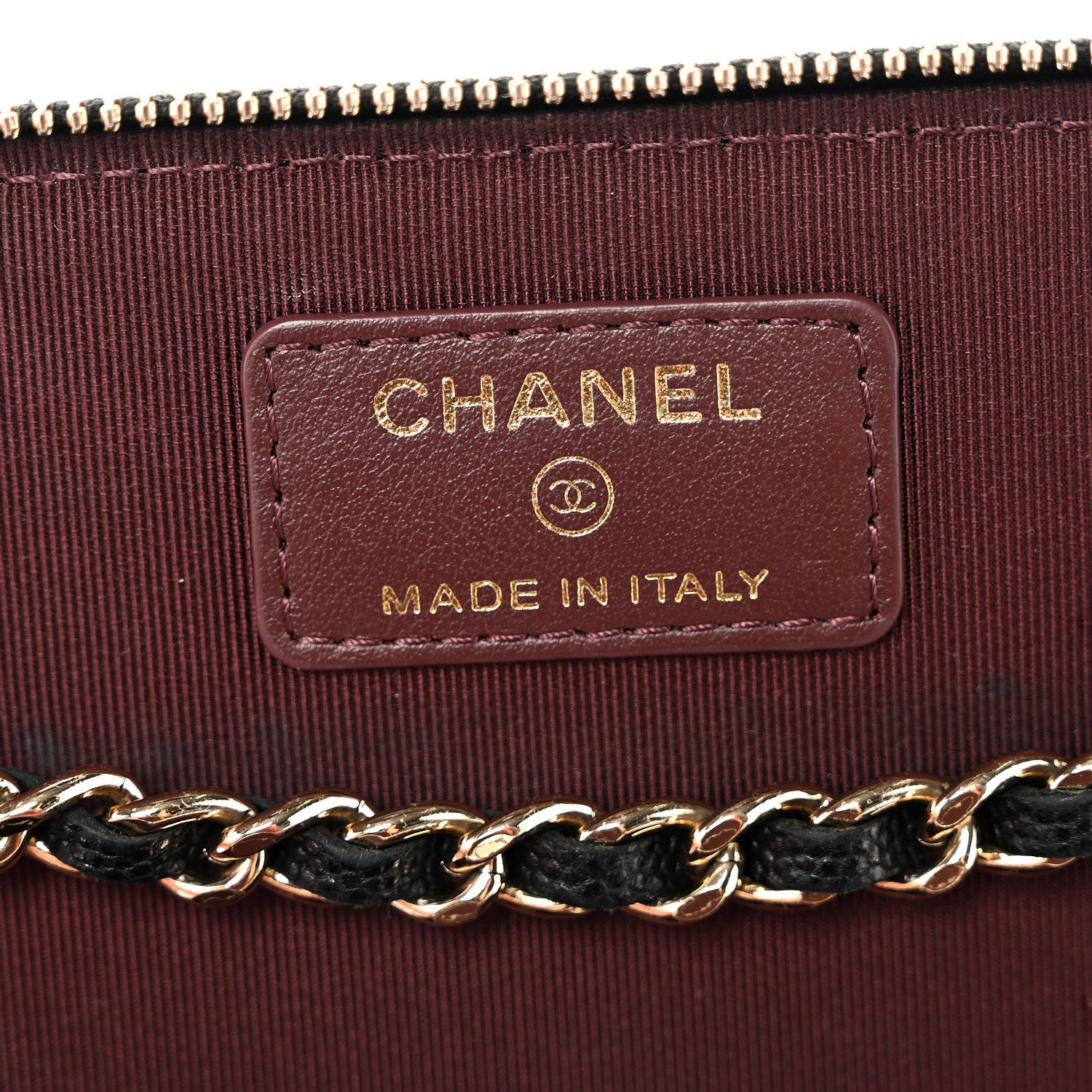 Chanel Caviar Quilted Small Vanity Case With Chain Black 6 of 10