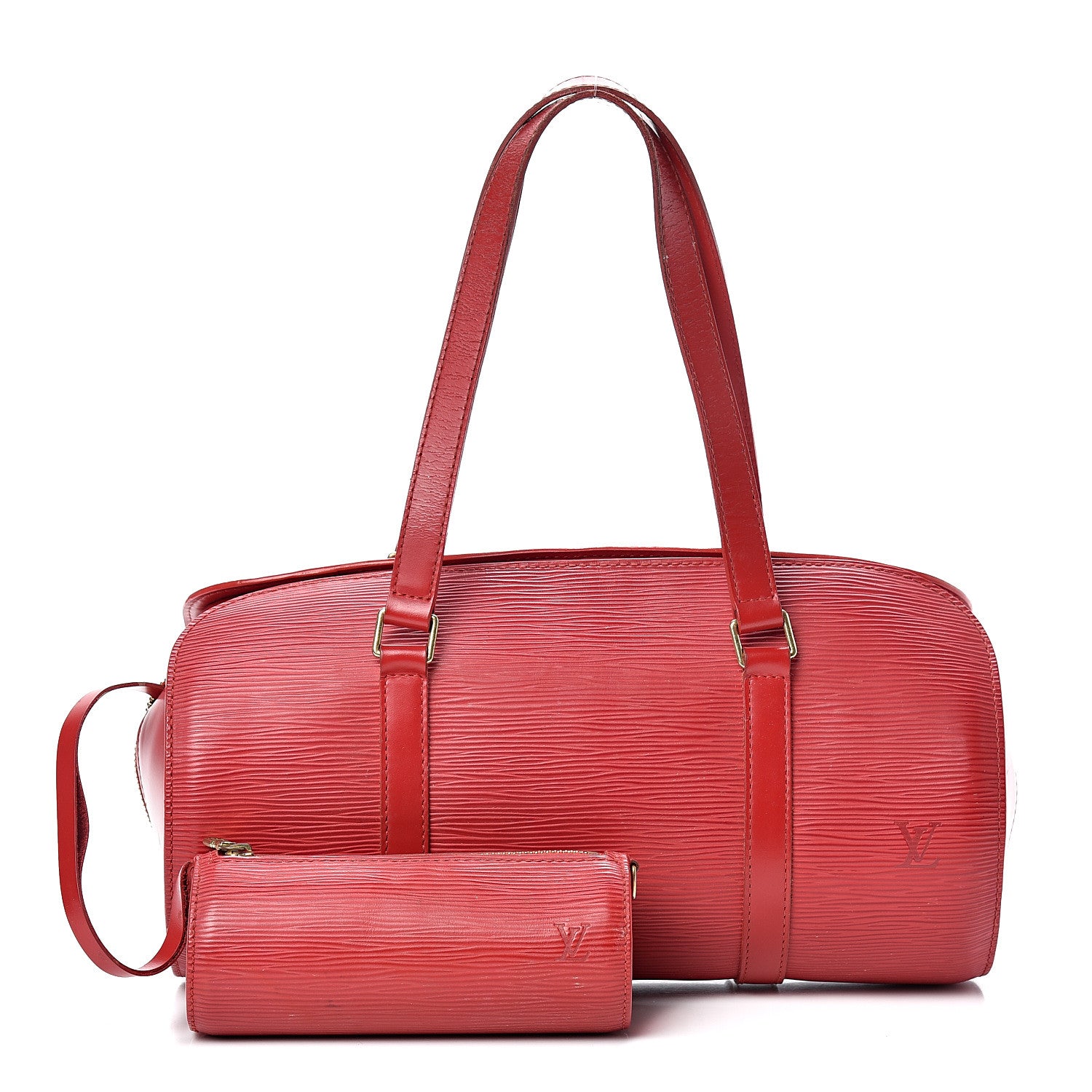 Louis Vuitton Epi Soufflot Castillan Red 1 of 27