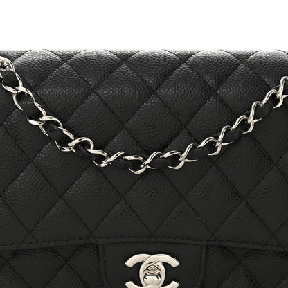 Chanel Caviar Quilted Medium Double Flap Black 8 of 11