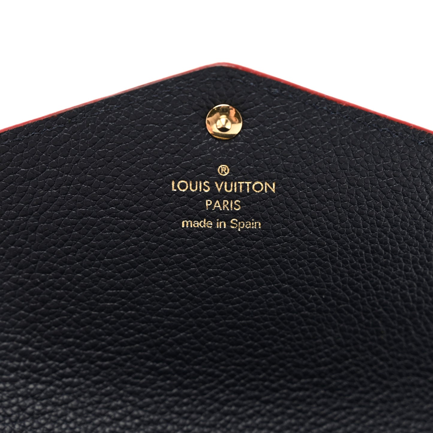 Empreinte Sarah Wallet NM Marine Rouge