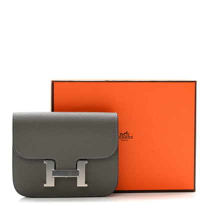 Hermes Epsom Constance Slim Wallet Etain 7 of 9