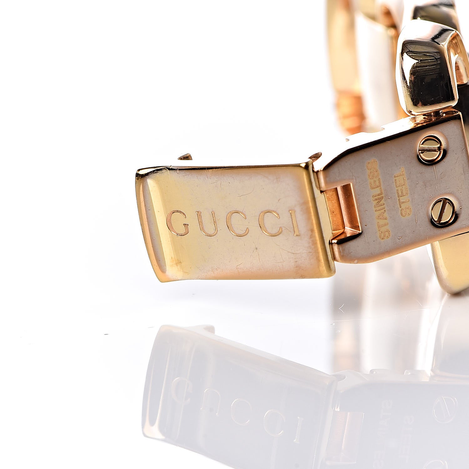 Gucci Stainless Steel 24mm G-Gucci Square Quartz Watch Brown 7 of 13