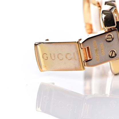 Gucci Stainless Steel 24mm G-Gucci Square Quartz Watch Brown 7 of 13