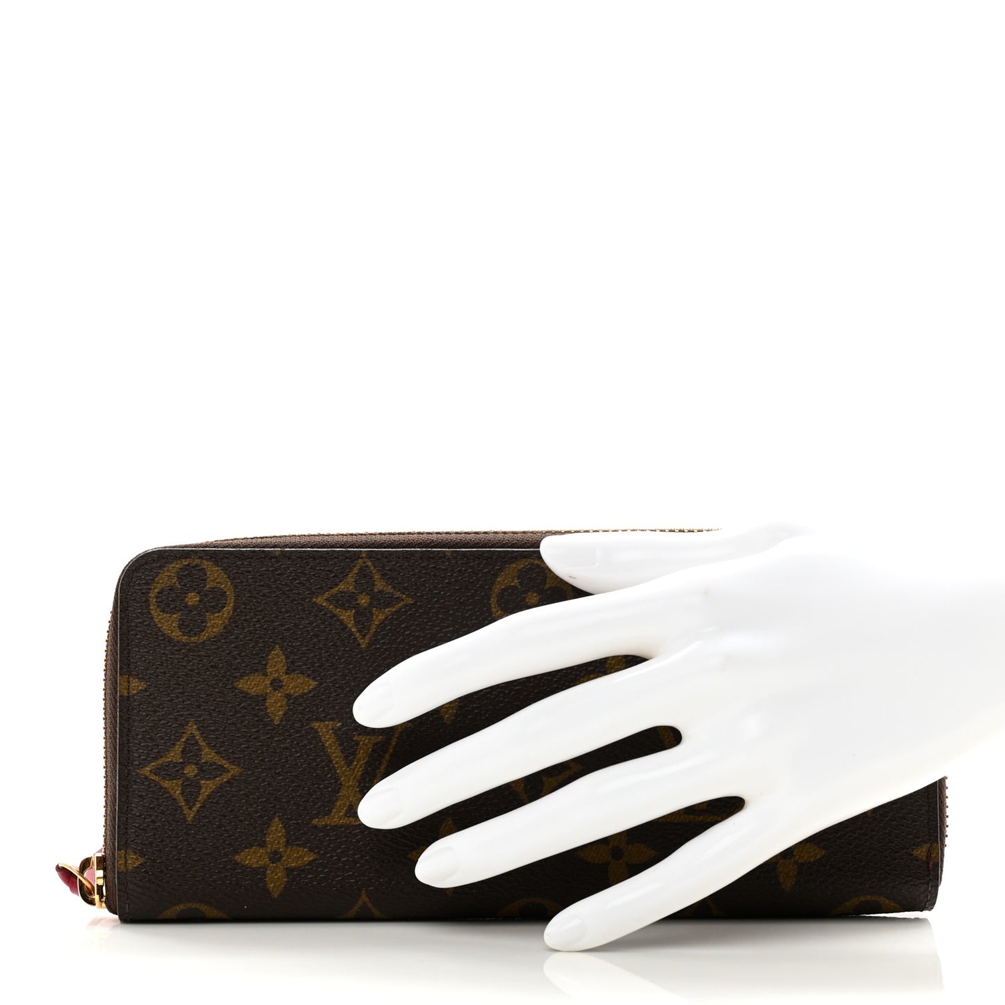 Monogram Clemence Wallet Fuchsia
