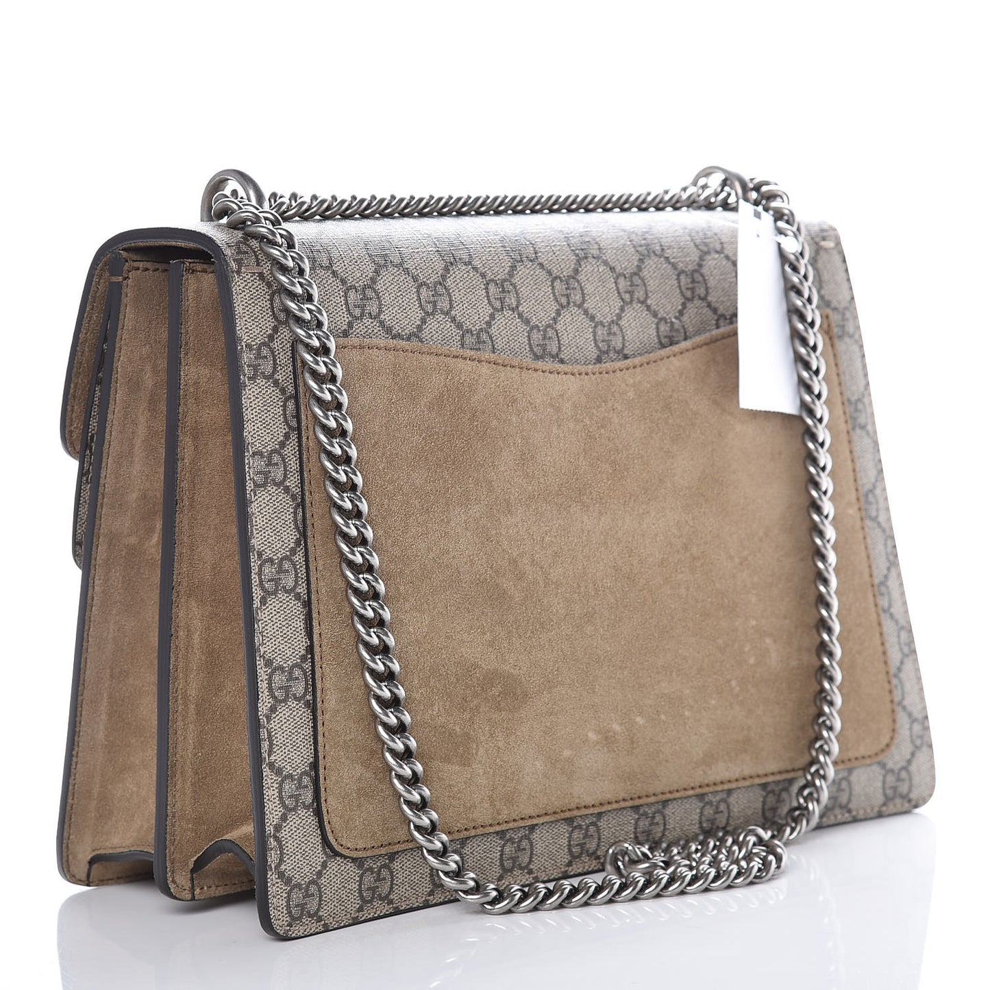 GG Supreme Monogram Medium Dionysus Shoulder Bag Taupe
