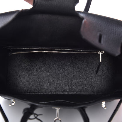 Hermes Togo Birkin 25 Black 5 of 8