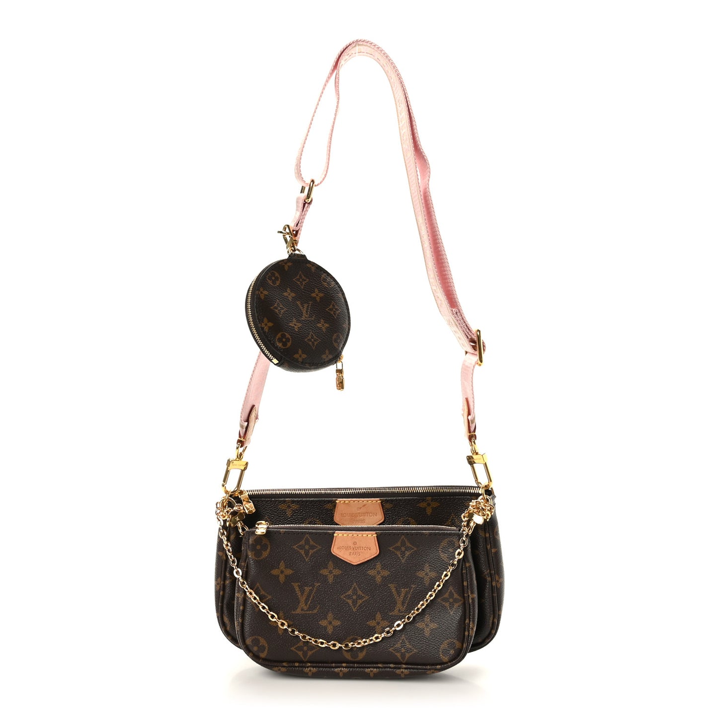 Monogram Multi Pochette Accessories Rose Clair