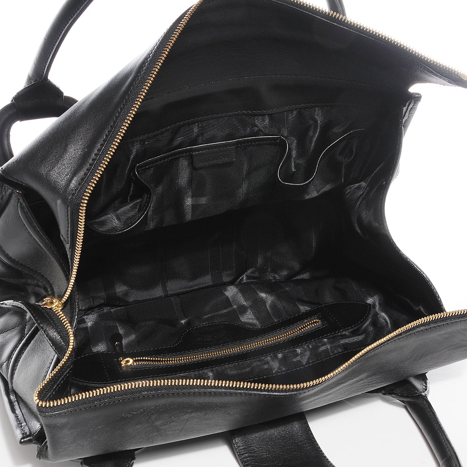Burberry Calfskin Quilted Large Manor Tote Black 5 of 8