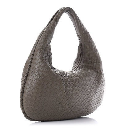 Bottega Veneta Nappa Intrecciato Medium Veneta Hobo Grey 3 of 11